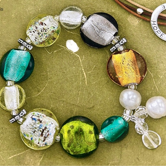 Silpada Glass Pearl and Glass Bead Bracelet - Picture 2 of 4